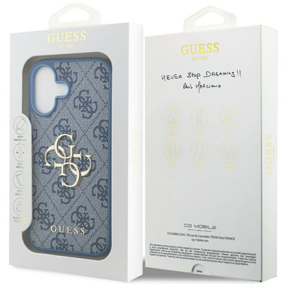 Θήκη για Apple iPhone 17, Guess, 4G Big Logo, Μπλε