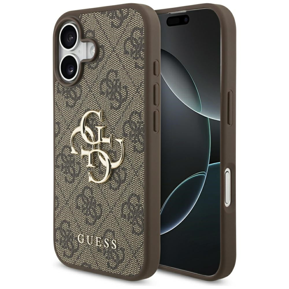 Θήκη για Apple iPhone 17, Guess, 4G Big Logo, Καφέ