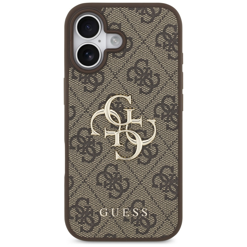 Θήκη για Apple iPhone 17, Guess, 4G Big Logo, Καφέ