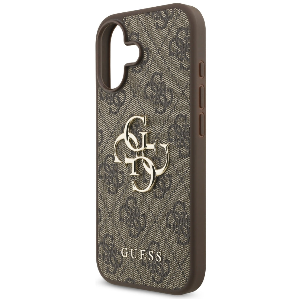Θήκη για Apple iPhone 17, Guess, 4G Big Logo, Καφέ