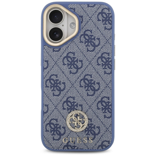 Θήκη για Apple iPhone 17, Guess, 4G Strass Logo, Μπλε