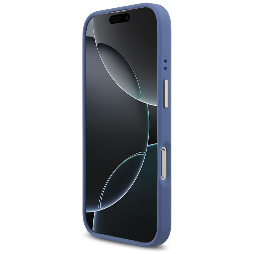 Θήκη για Apple iPhone 17, Guess, 4G Strass Logo, Μπλε