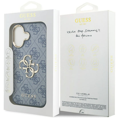 Θήκη για Apple iPhone 17, Guess, Big 4G Logo Classic, Χρυσό Μπλε