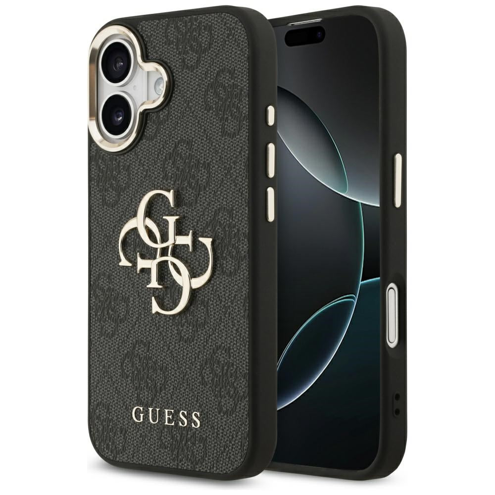 Θήκη για Apple iPhone 17, Guess, Big 4G Logo Classic, Μαύρη Χρυσή