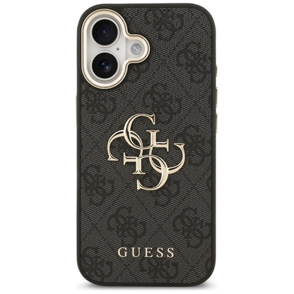 Θήκη για Apple iPhone 17, Guess, Big 4G Logo Classic, Μαύρη Χρυσή