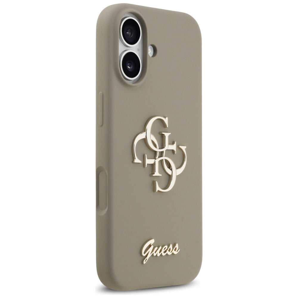 Θήκη για Apple iPhone 17, Guess, Big 4G Script, Καφέ