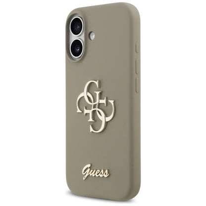 Θήκη για Apple iPhone 17, Guess, Big 4G Script, Καφέ