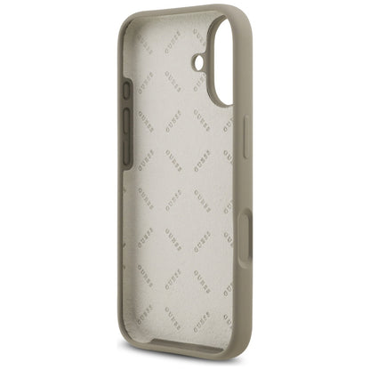 Θήκη για Apple iPhone 17, Guess, Big 4G Script, Καφέ
