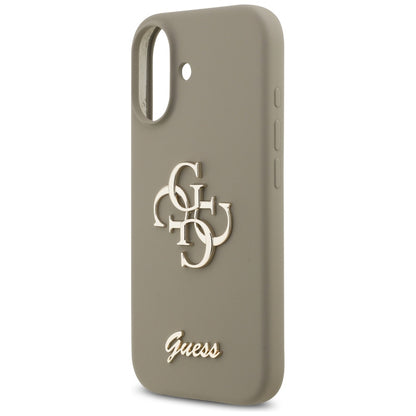 Θήκη για Apple iPhone 17, Guess, Big 4G Script, Καφέ