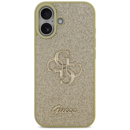 Θήκη για Apple iPhone 17, Guess, Fixed Glitter Big 4G, Χρυσή