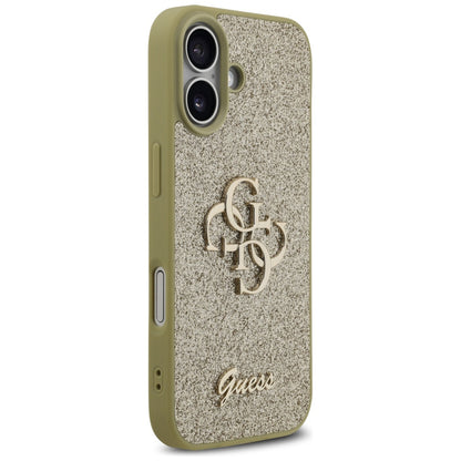 Θήκη για Apple iPhone 17, Guess, Fixed Glitter Big 4G, Χρυσή