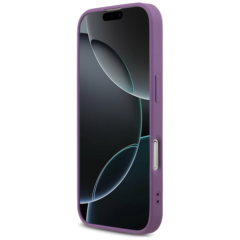 Case for Apple iPhone 17, Guess, Fixed Glitter Big 4G, Purple