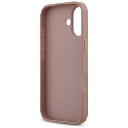 Case for Apple iPhone 17, Guess, Fixed Glitter Big 4G, Pink