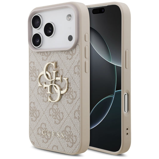 Case for Apple iPhone 17 Pro, Guess, 4G Big Logo, Pink
