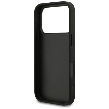 Case for Apple iPhone 17 Pro, Guess, 4G Classic, Black