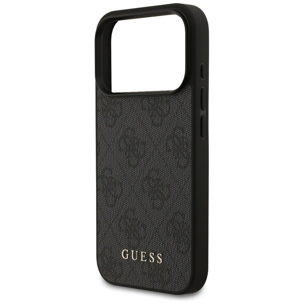 Case for Apple iPhone 17 Pro, Guess, 4G Classic, Black