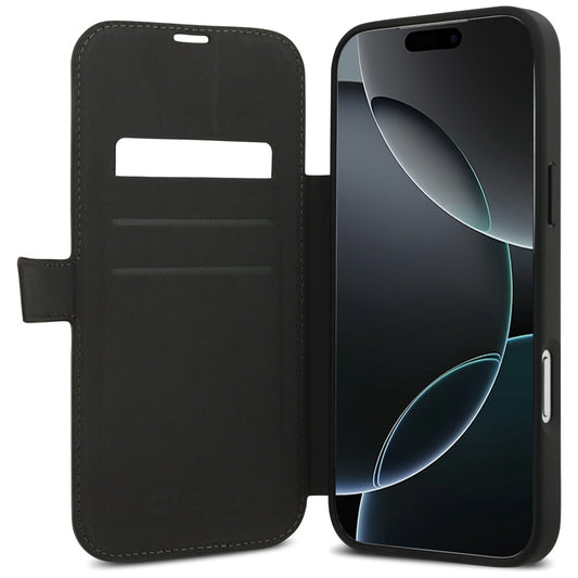 Θήκη για Apple iPhone 17 Pro, Guess, 4G Metal Logo, Καφέ
