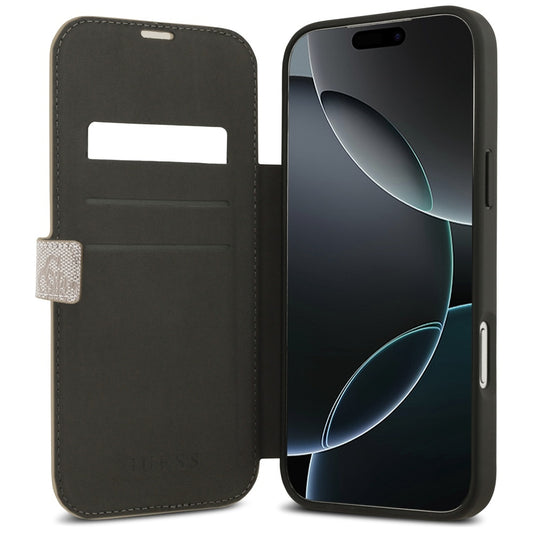 Θήκη για Apple iPhone 17 Pro, Guess, 4G Metal Logo, Ροζ