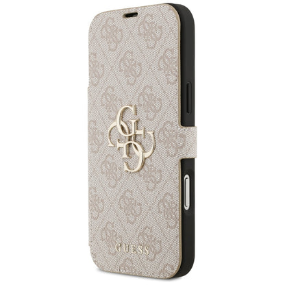 Case for Apple iPhone 17 Pro, Guess, 4G Metal Logo, Pink