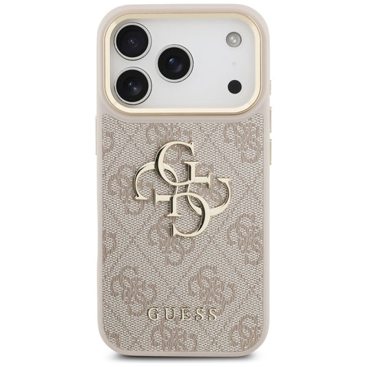 Θήκη για Apple iPhone 17 Pro, Guess, Big 4G Classic Logo with Big Strap, Ροζ