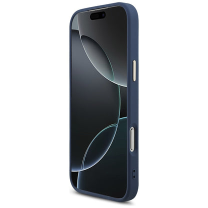 Case for Apple iPhone 17 Pro, Guess, Big 4G Logo Classic, Golden Blue