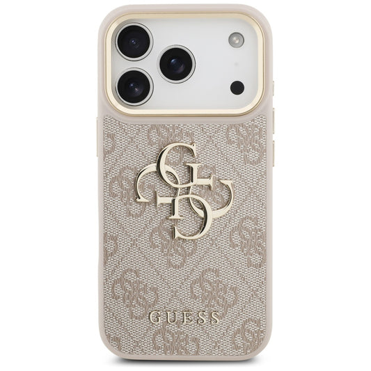 Θήκη για Apple iPhone 17 Pro, Guess, Big 4G Logo Classic, Ροζ Χρυσό
