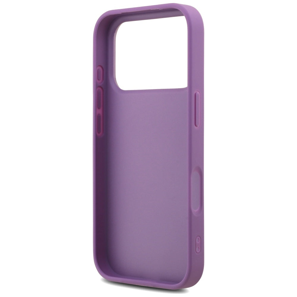 Θήκη για Apple iPhone 17 Pro, Guess, Fixed Glitter Big 4G, Μωβ