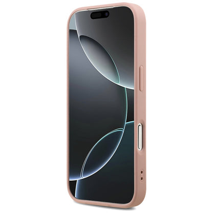 Θήκη για Apple iPhone 17 Pro, Guess, Fixed Glitter Big 4G, Ροζ