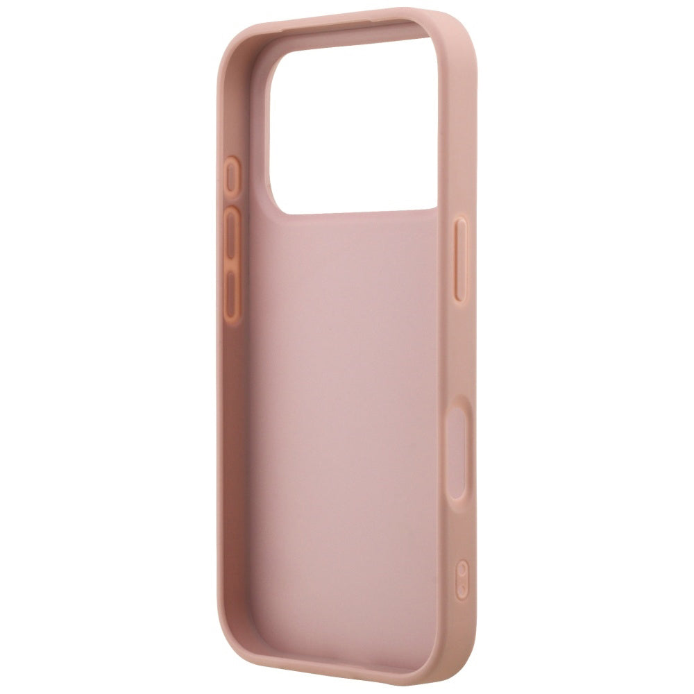 Θήκη για Apple iPhone 17 Pro, Guess, Fixed Glitter Big 4G, Ροζ