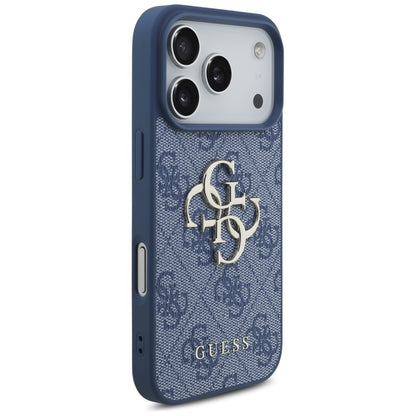 Θήκη για Apple iPhone 17 Pro Max, Guess, 4G Big Logo, Μπλε