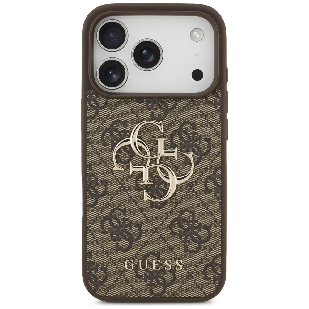 Θήκη για Apple iPhone 17 Pro Max, Guess, 4G Big Logo, Καφέ