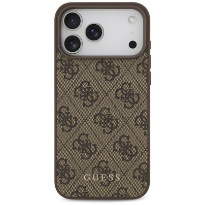 Θήκη για Apple iPhone 17 Pro Max, Guess, 4G Classic, Καφέ