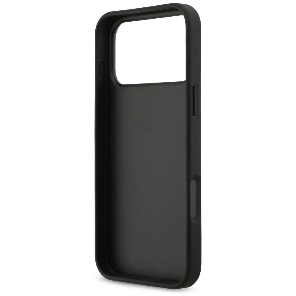 Θήκη για Apple iPhone 17 Pro Max, Guess, 4G Grained Big and Classic Logo, Μαύρη