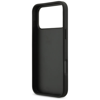 Θήκη για Apple iPhone 17 Pro Max, Guess, 4G Grained Big and Classic Logo, Μαύρη