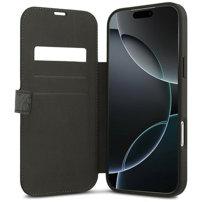 Θήκη για Apple iPhone 17 Pro Max, Guess, 4G Metal Logo, Μαύρη