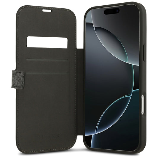 Θήκη για Apple iPhone 17 Pro Max, Guess, 4G Metal Logo, Μαύρη