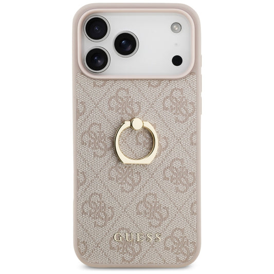 Θήκη για Apple iPhone 17 Pro Max, Guess, 4G Ring Stand, Καφέ