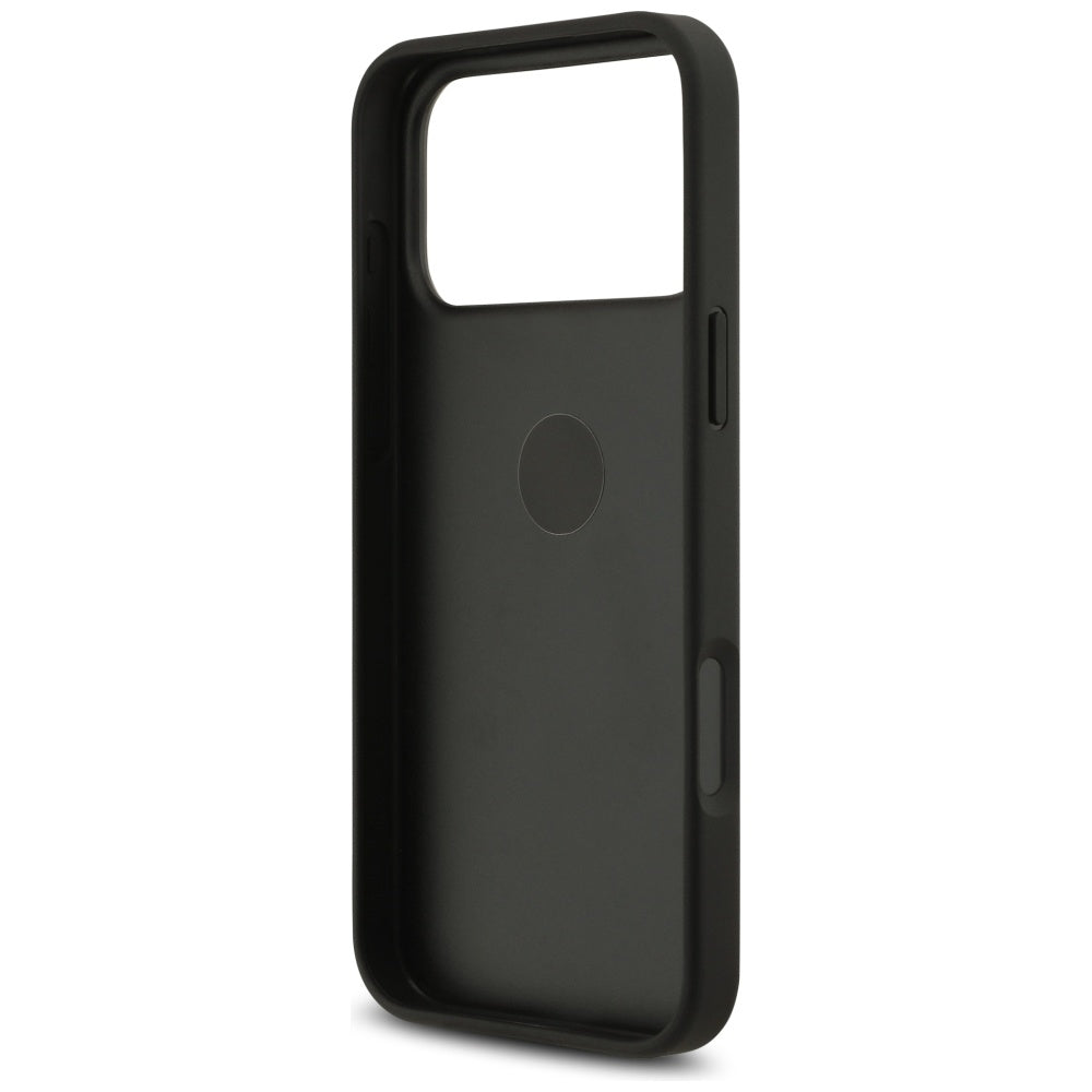 Case for Apple iPhone 17 Pro Max, Guess, 4G Ring Stand, Black