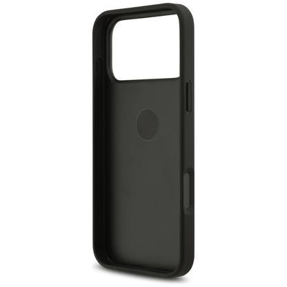 Case for Apple iPhone 17 Pro Max, Guess, 4G Ring Stand, Black