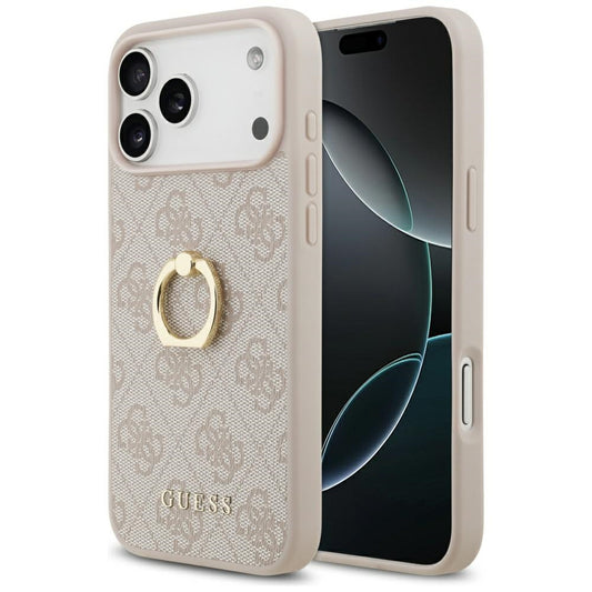 Θήκη για Apple iPhone 17 Pro Max, Guess, 4G Ring Stand, Ροζ