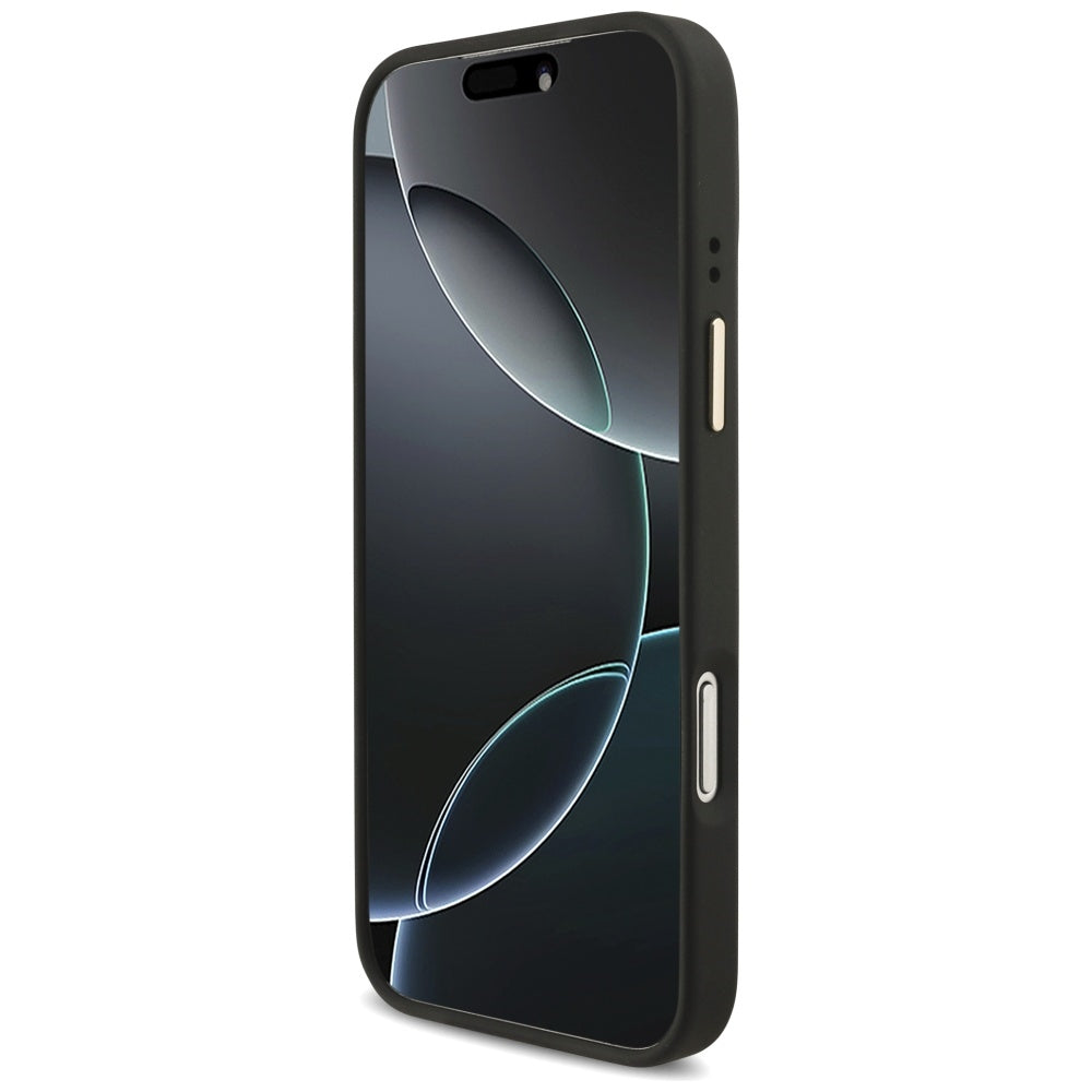 Θήκη για Apple iPhone 17 Pro Max, Guess, Big 4G Classic Logo with Big Strap, Μαύρη