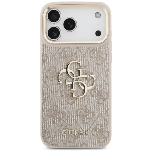 Θήκη για Apple iPhone 17 Pro Max, Guess, Big 4G Classic Logo with Big Strap, Ροζ