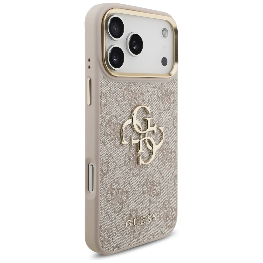 Θήκη για Apple iPhone 17 Pro Max, Guess, Big 4G Classic Logo with Big Strap, Ροζ