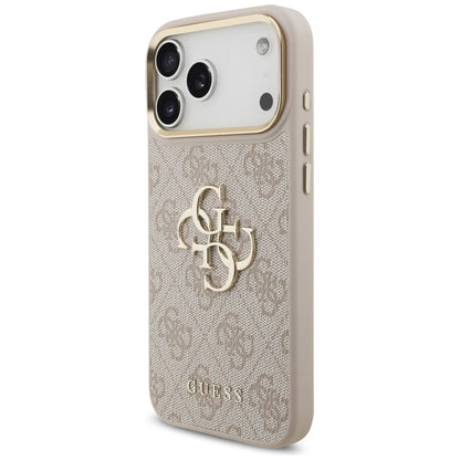 Θήκη για Apple iPhone 17 Pro Max, Guess, Big 4G Classic Logo with Big Strap, Ροζ