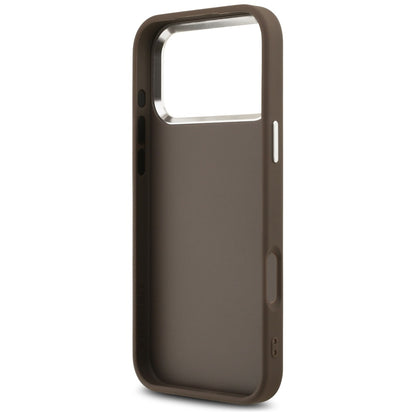 Θήκη για Apple iPhone 17 Pro Max, Guess, Big 4G Logo Classic, Καφέ Ασημί
