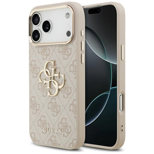 Θήκη για Apple iPhone 17 Pro Max, Guess, Big 4G Logo Classic, Ροζ Χρυσό