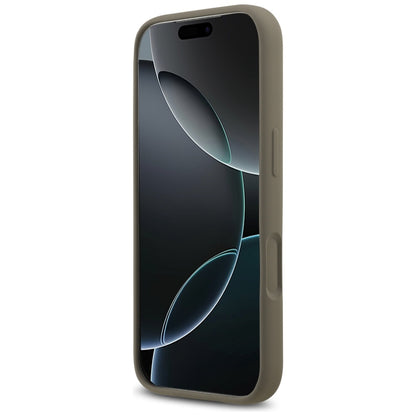 Θήκη για Apple iPhone 17 Pro Max, Guess, Big 4G Script, Καφέ