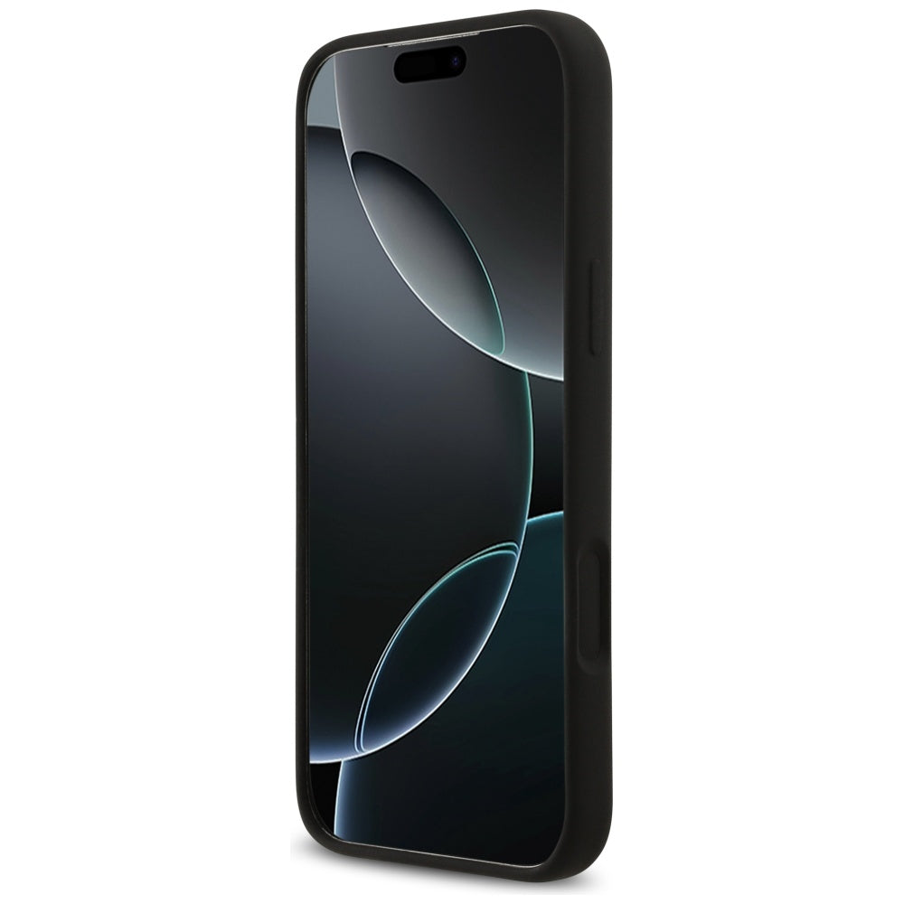 Θήκη για Apple iPhone 17 Pro Max, Guess, Big 4G Script, Μαύρη