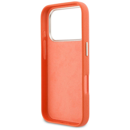 Θήκη για Apple iPhone 17 Pro Max, GUESS, Resin Logo, Πορτοκαλί