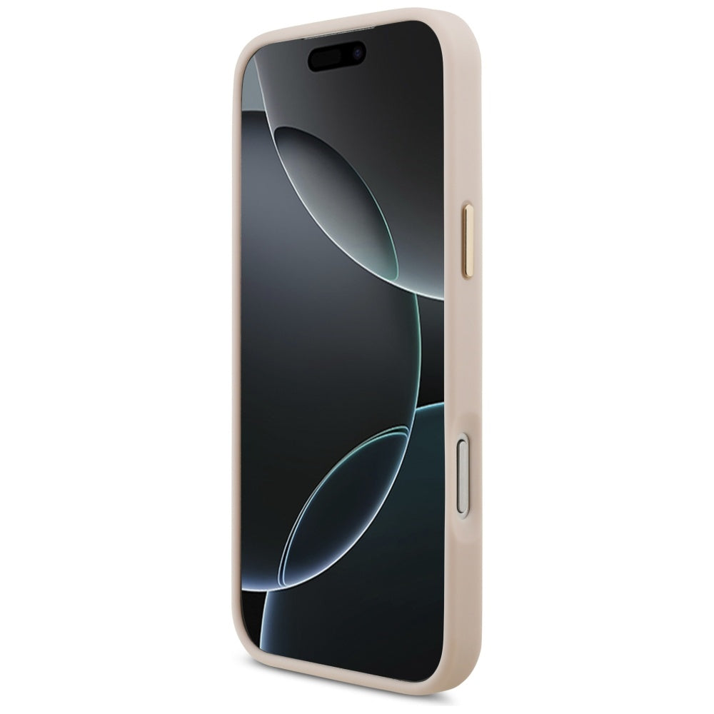Θήκη για Apple iPhone 17 Pro Max, Karl Lagerfeld, Script Logo, Ροζ